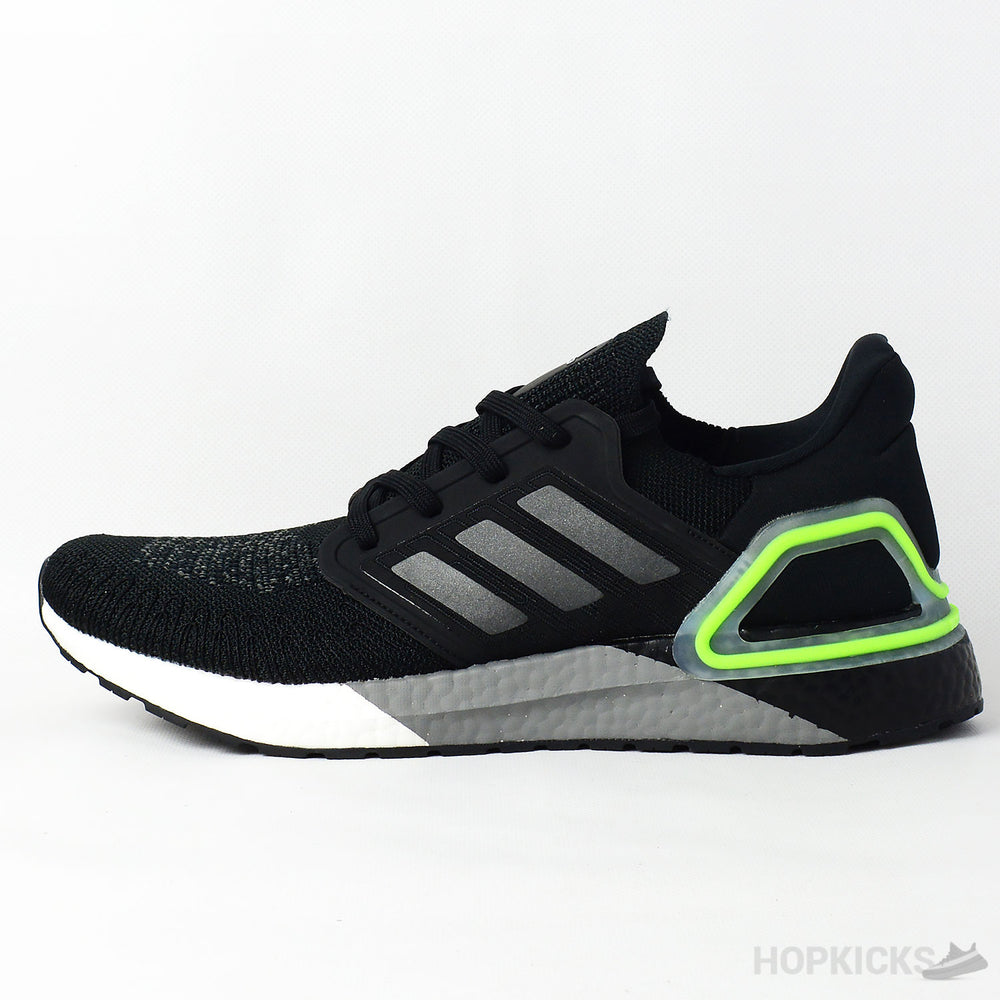 Ultra Boost 20 Core Black Signal Green (Real Boost)