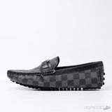 LV Hockenheim Moccasin Damier Graphite Canvas (Dot Perfect) - Photo 1
