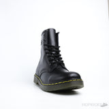 Dr. Martens 1460 Smooth Leather Lace Up Boot Black (Premium Batch) - Photo 2