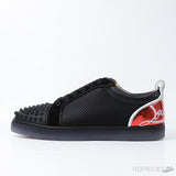 CL Louis Junior Spikes Black Red (Dot Perfect) - Photo 1