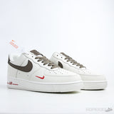 Air Force 1 Low Id White Brown Red (Dot Perfect) - Photo 7