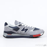 New Balance 998 Grey Navy Red (Premium Batch) - Photo 3