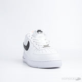 Nike Air Force 1 Low White Black Swoosh - Photo 2