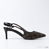 LV Decollete Monogram Brown PUMP (Dot Perfect) - Photo 3