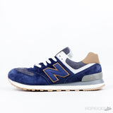 New Balance 574 Dark Blue Orange (Premium Batch) - Photo 1