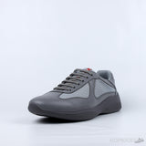 Prada America's Cup Soft Rubber Gray Sneakers (Premium Plus Batch) - Photo 2