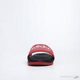 Adilette Red Black Slides - Photo 2