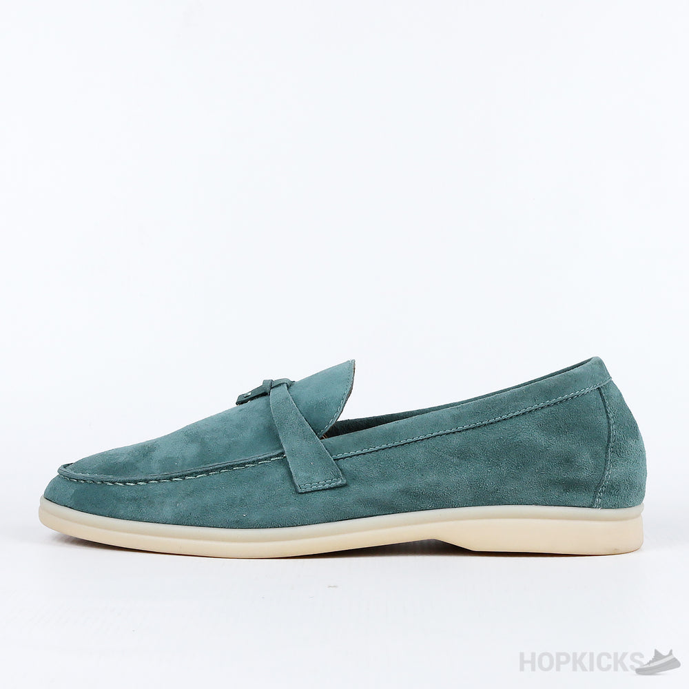 Loro Piana Sea Green Summer Charm Loafer (Premium Batch)