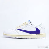 Travis Scott x Air Jordan 1 Low White Blue - Photo 1