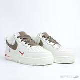 Air Force 1 Low Id White Brown Red (Premium Batch) - Photo 7