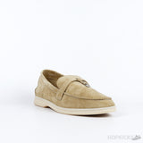 Loro Piana Beige Suede Summer Charms Walk Loafers (Premium Plus Batch) - Photo 2