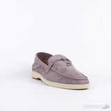 Loro Piana Beige Suede Summer Charms Walk Loafers (Premium Batch) - Photo 2