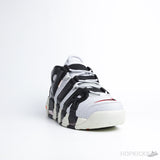 Nike Air More Uptempo GS Hoops Black Red Grey (Premium Batch) - Photo 2
