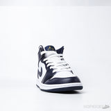 Air Jordan 1 Mid Shattered White Metallic Gold Obsidian (Premium Plus Batch) - Photo 2