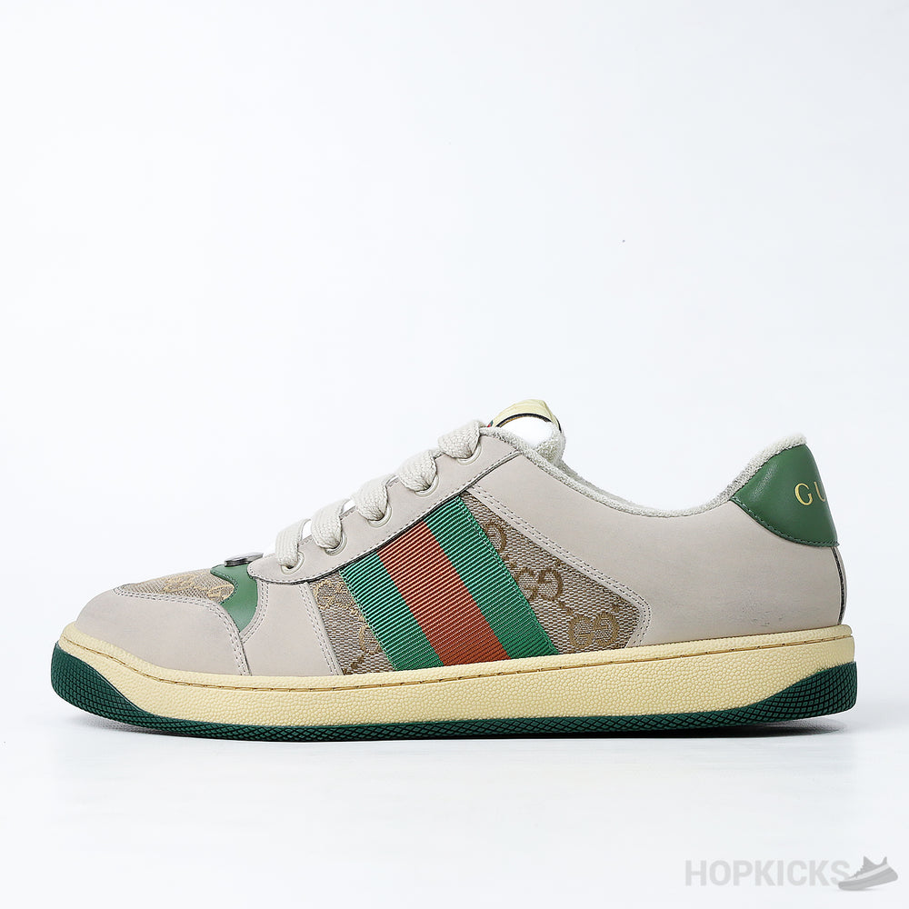 Gucci Screener GG Sneaker - Green Brown (Premium Plus Batch)