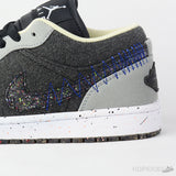 Air Jordan 1 Low SE Crater Black Grey - Photo 7
