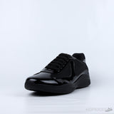 Prada Patent Leather Black Sneakers (Premium Plus Batch) - Photo 2
