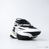 Balmain Unicorn Low-Top Black White - Photo 2