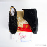 CL Black Suede Multi Level Spiked High Top (Premium Batch) - Photo 2