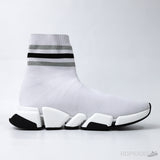 Bale*ciaga Speed 2.0 White Striped (Dot Perfect) - Photo 3