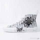 Dior x Shawn Oblique High-Top 'B23' White & Black (Dot Perfect) - Photo 1