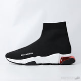 Bale*ciaga Speed Trainer Clear Sole Black Pink White (Dot Perfect) - Photo 1