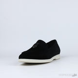 Loro Piana Black Summer Charm Loafer (Dot Perfect) - Photo 2