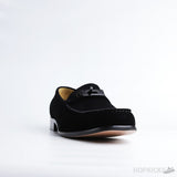 Hermes Destin Suede Noir Loafer - Photo 2