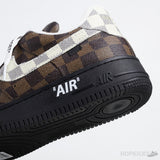 LV x Air Force 1 Low Virgil Abloh Brown Black Sole - Photo 12