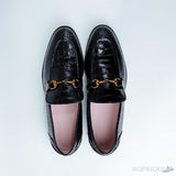 Men's Gucci Jordaan Crocodile Loafer Black (Dot Perfect) - Photo 12