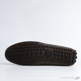 Gucci Brown Horse bit Web Driving Loafer - Photo 7