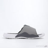 Air Jordan Hydro 6 Retro Grey White Gunsmoke Slides - Photo 3