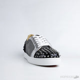 CL Lou Spikes Low Sneakers White Black - Photo 4