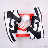 SB Dunk High Black White - Photo 2