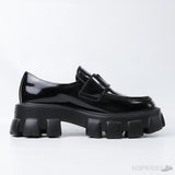 Prada Monolith Black Loafers (Dot Perfect) - Photo 3