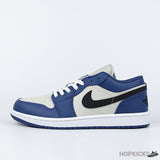 Air Jordan 1 Low French Blue College Grey (Premium Batch) - Photo 1