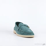 Loro Piana Sea Green Summer Charm Loafer (Premium Batch) - Photo 2