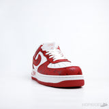 LV x Air Force 1 Low By Virgil Abloh White Red (Dot Perfect) - Photo 2