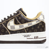 Air Force 1 Low x LV Monogram Brown Damier Azur - Photo 2