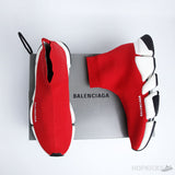 Bale*ciaga Speed 2.0 Sock Sneaker Red White Black - Photo 2