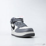 Nike Air Force 1 Mid Grey Black White (Premium Plus Batch) - Photo 2