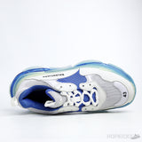 Bale*ciaga Faded Triple S Clear Sole Blue White - Photo 4