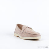 Loro Piana Brown Suede Summer Charms Walk Loafers (Premium Plus Batch) - Photo 2