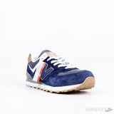 New Balance 574 Dark Blue Orange (Premium Batch) - Photo 2