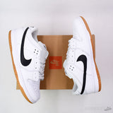 SB Dunk Low Orange Label White Black - Photo 2