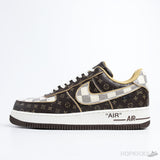 Air Force 1 Low x LV Monogram Brown Damier Azur - Photo 1