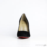 CL Decoltish 100 Black Suede Pump - Photo 2