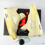 Off-white x Air Jordan 4 Retro Sail (W) - Photo 2