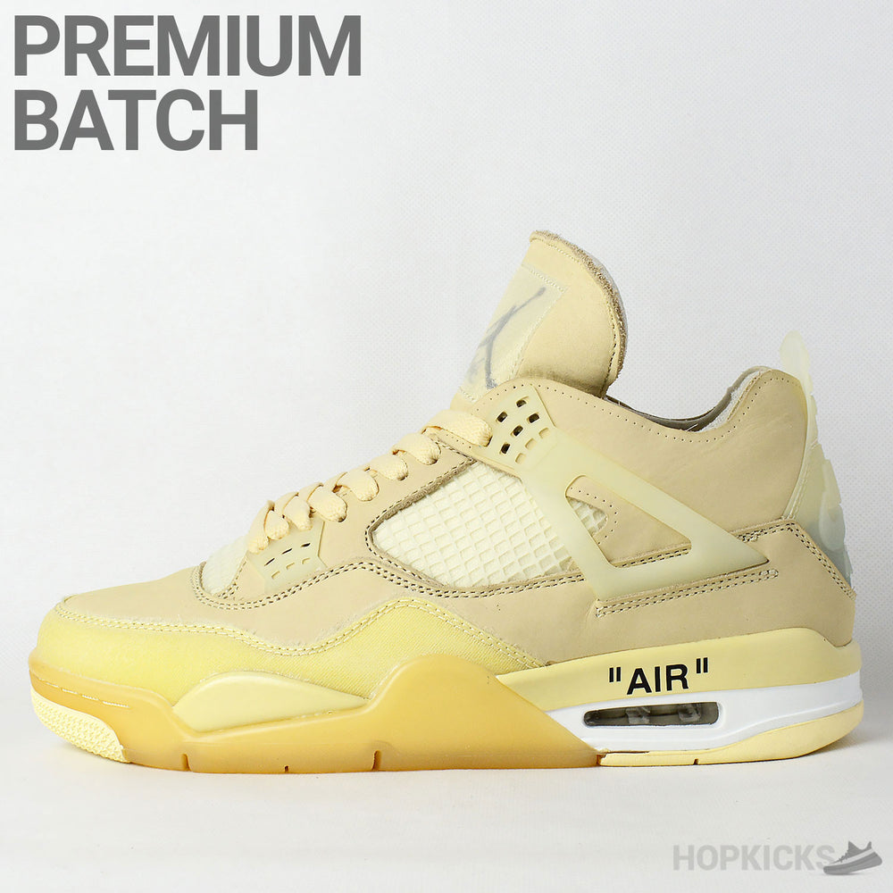 Off-white x Air Jordan 4 Retro Sail (W)