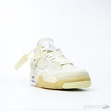 Off-White x Air Jordan 4 'Sail' (Dot Perfect) - Photo 2